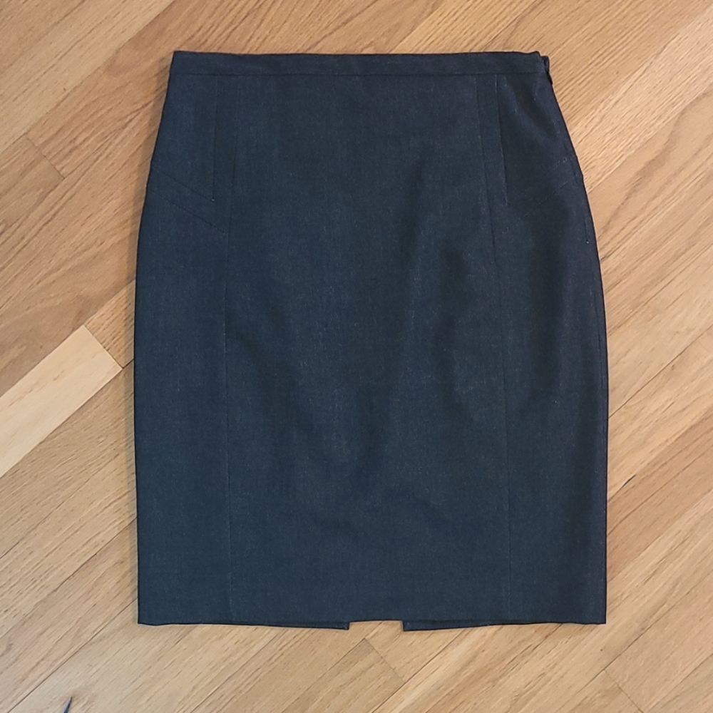 Express dark gray pencil skirt